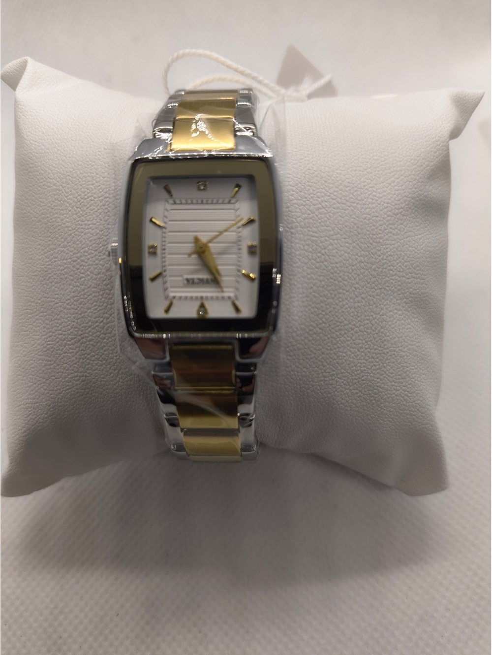 Invicta Two-Tone Stainless Steel Woman's  Wristwatch with Rectangular Dial